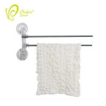 Solid Reputation Double Towel Rack Chrome Bath Towel Bar