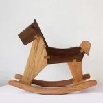 Solid Wooden Kids Play Toddler Rocking Animal Riding Rocking Horse Toy For Sale