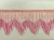 Import Source factory wholesale beaded fringe with ribbon tape for home decor, chiffon fringe, bead dangles from China