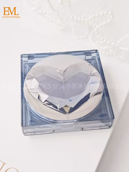 15g Hear Cap Blue Square Make-up Air Cushion Container Foundation Bb Cream Case