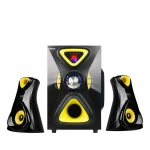 speaker unit 6.5''+3''x2 and output power 80w+18wx2 for home theatre system 2.1 speaker