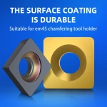 Square chamfering blade SDMB26152 CNC blade small square cemented carbide cutter grain
