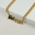 Stainless Steel 18k Gold Plated 7mm Wide Cuban Link Chain Necklace Custom Babygirl Any Name Pendant Necklace For Men Women
