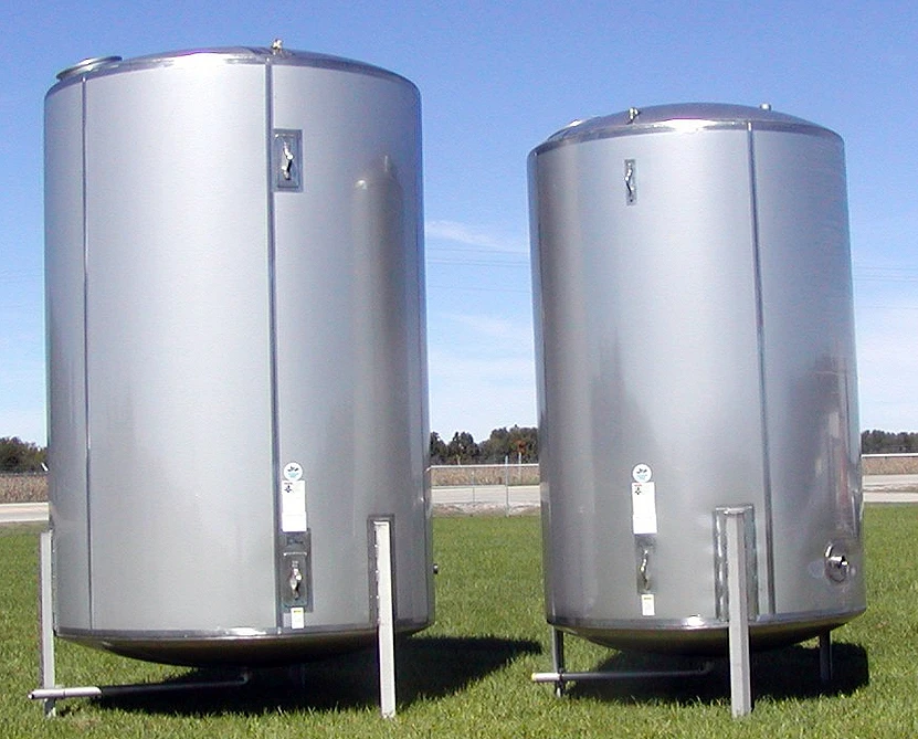 stainless steel 2000l  water storage tank