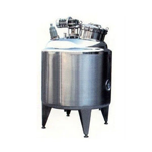 Stainless steel jacketed tank sanitary electric heating stirred mixing tank