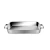 Stainless steel non-stick wide bake tray kitchen sheet pan flat baking roast pan double handle