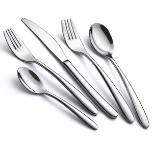 Stainless Steel Silver Flatware Sets,Fork Knife Spoon Set,Wholesale Party Silverware Cutlery Set