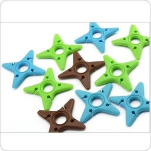 star shape silicone cable holder/earphone cable winder