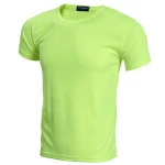 Stock Item Many Colors Sports OEM Plain Quick Dry Fit t shirt