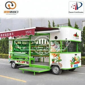 street kitchen concession truck mobile food cart for snack food