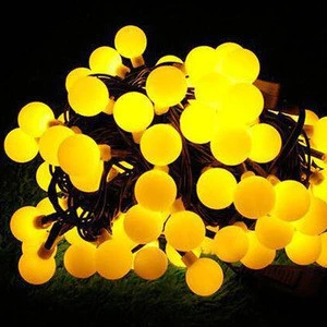 String/wire/ball flash holiday lights waterproof decoration multicolor battery Outdoor led christmas lights