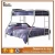 Import strong iron school bedroom furniture double decker bunk bed from China