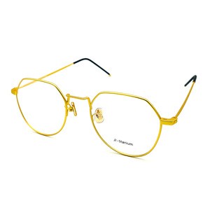 Stylish Look Deep Gold Titanium Eyeglasses Frames