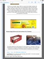 sunflower oil from Ukraine origin Ukraine in flexitank
