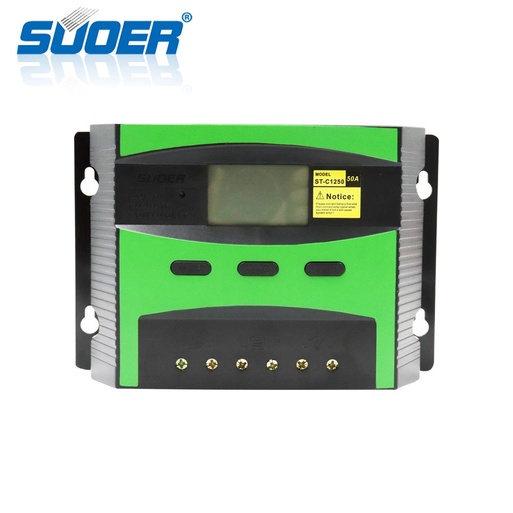 Super 12 /24 volt 50A PWM lcd display solar tracking charger controller