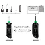 Swiff WS-50 Wireless for Electric Guitar/ Bass System Rechargeable UHF Technology