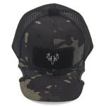 szhisoa Tactical Shooting Baseball Hat - Black Grid