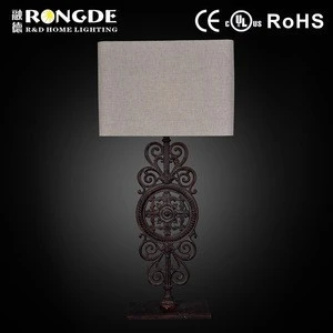 Table Lamps & Reading Lamps Wrought Iron Rustic Classic Table Lamp
