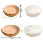Tabletex Air Fryer Disposable Paper Liner, 50/100PCS Non-stick Disposable Air Fryer Liners, Baking Paper