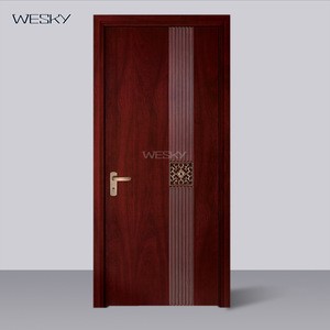 The Cheapest Office Room School HDF Wood Door Prices Made In Wuyi
