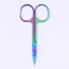 Top Selling Ultra Sharp points Rainbow Color Cuticle Nail Eyebrow Manicure Pedicure Scissor for Personal care and Beauty