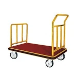 Top Standard Wholesale High Cost-Effective Eco-Friendly Foldable Hotel Bellman'S Luggage Trolley Hotel Carts