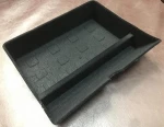 Topfit Black Trees Pattern Center Console Drawer Box Sunglass Cubby Fit For Model S and X with black flet cover