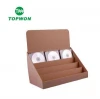 Topwon Custom Cardboard Small Tabletop Displays Stand POP UP Counter CDU Display For CDs