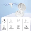 Touch Control Wireless Headset Sports Earbuds Mini In-Ear Headphones Wireless Earphone ANC TWS Earbuds with Noise Cancellation