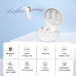 Touch Control Wireless Headset Sports Earbuds Mini In-Ear Headphones Wireless Earphone ANC TWS Earbuds with Noise Cancellation