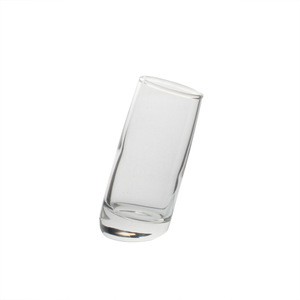 Transparent Custom Design Shot Glass with Slant Base