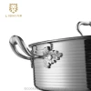 Tri ply Stainless steel Casserole pot with lid