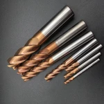 Tungsten Carbide HRC55 4F FLAT End Mills HRC55  4 Flat Cemented Carbide End Mill Cutting Tools CNC Custom Router Bits Cutter Tun