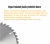 Import Tungsten Carbide TCT Wood Circular Plywood Cutting Saw Blade 10inch 100teeth from China
