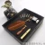 Import turkey feather fountain pen set ink bottle nib wax seal and stamps Luxury feather gift pen set from China