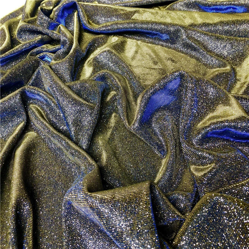 Two Tone Tulle Fabric Zarina Bonded Glitter Fabric For Wedding Dress