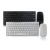Ultra thin 2.4GHz wireless bluetooth keyboard mouse combo with color-box packing for office and home use