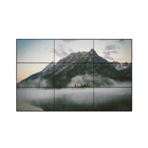 Ultra Thin Seamless  LG TV DID LCD Video Wall Display 49 Inch Panel with 3.5mm Wall Mounted Display