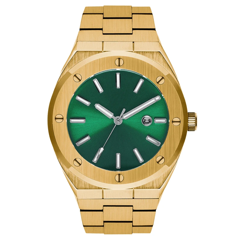 unique design 316l stainless steel watch brush finish case band relojes de mano para hombre new 2020 diver watch
