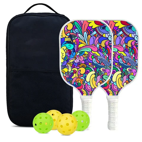 Pickleball Rackets Generic Buy Usapa Approved Spot Goods White Edge Handle Glass Fiber Sports ...