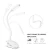 Import USB Rechargeable Clip on led  Reading Lamp , Touch Switch Bedside Book Light , 3 Brightness Led  Reading Light from China