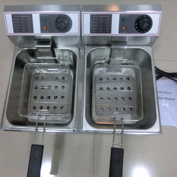 Usded Commercial snack gas donut fish fryer industrial gas fryer standing electric fryer