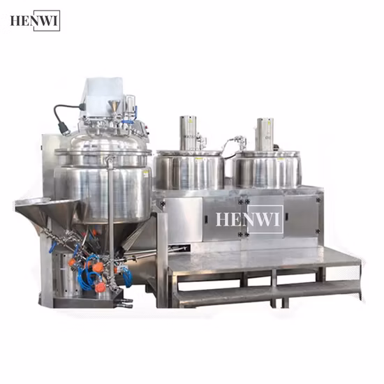 Vacuum Emulsifying Cheese Chubby Sauce Dressing Mixer Tank Peanut Butter Mayonnaise Ketchup Making Processing Machine