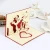 Import Valentines Day 3D  Love Hearts Pop up Greeting Cards from China