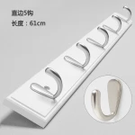 Venimey creative wall coat rack bathroom bamboo wall coat hook living room hook row hook