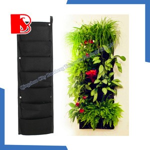 Vertical Garden Grow Bags with Competitive Prices on Plastic Wall Pocket