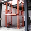 Vertical Lead Rail Lift Platform Hydraulic Warehouse Cargo Lift