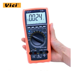 Vici VC99 Auto Range Digital Multimeter 1000V DC DMM Temperature Current Meter Capacitance Resistance Diode Tester