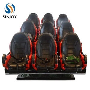 Video Game 5D 7D 9D Cinema Electrical / Hydraulic Software Immersive Sense Movies 5D Cinema Chair