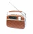 Import vintage home Wooden retro radio with rechargeable battery from China